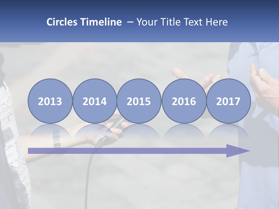 A Person Holding A Microphone With A Microphone In Front Of Them PowerPoint Template