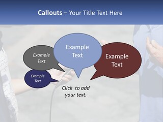 A Person Holding A Microphone With A Microphone In Front Of Them PowerPoint Template