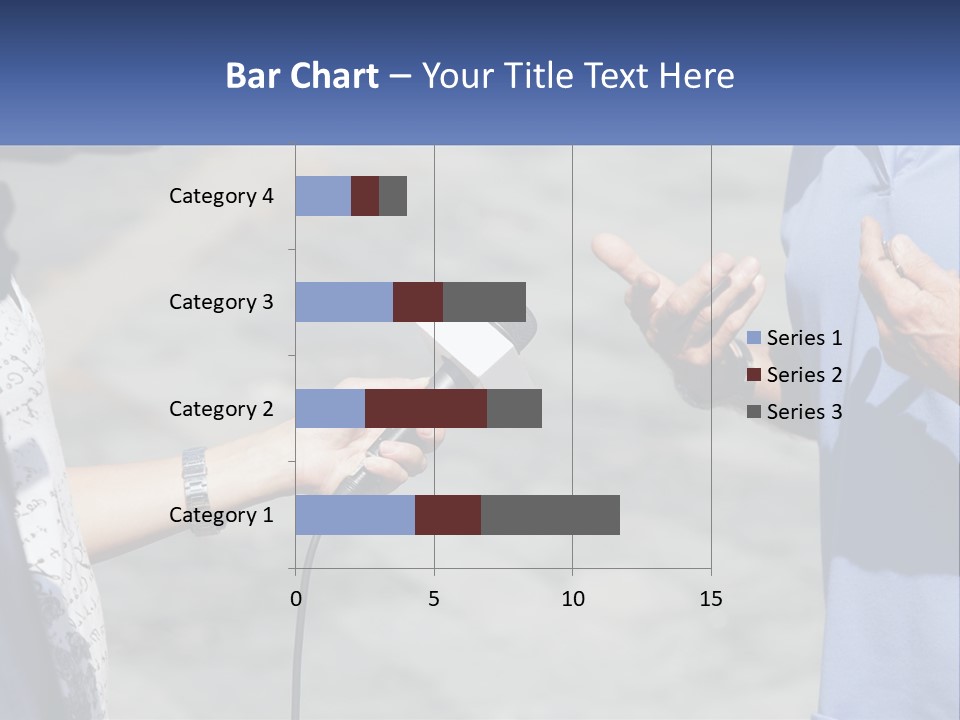 A Person Holding A Microphone With A Microphone In Front Of Them PowerPoint Template