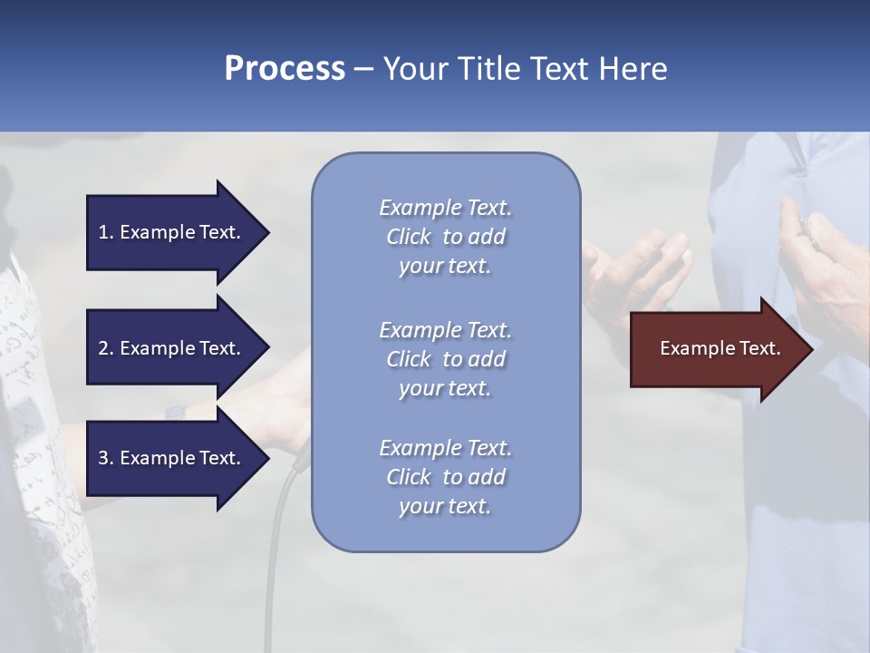 A Person Holding A Microphone With A Microphone In Front Of Them PowerPoint Template