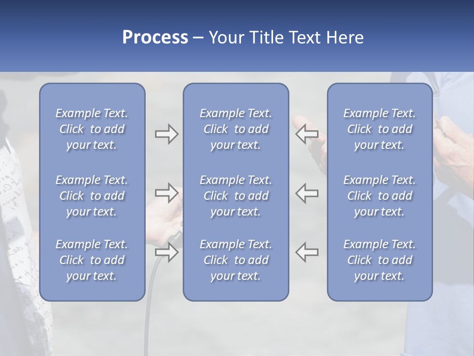 A Person Holding A Microphone With A Microphone In Front Of Them PowerPoint Template