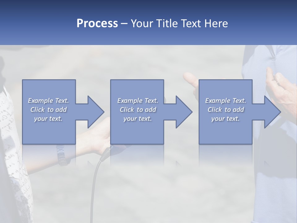 A Person Holding A Microphone With A Microphone In Front Of Them PowerPoint Template