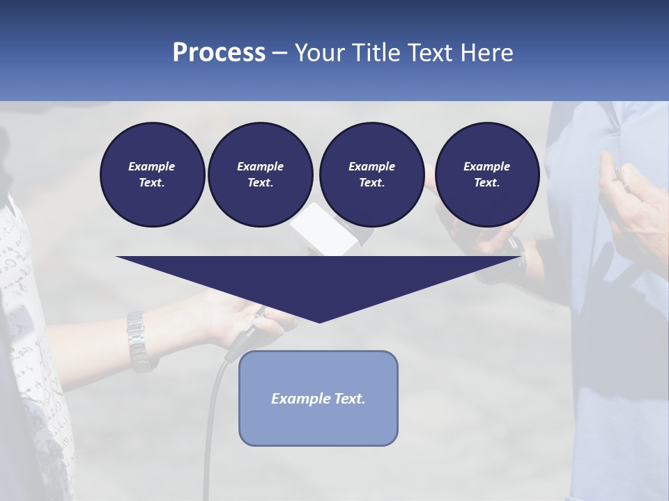 A Person Holding A Microphone With A Microphone In Front Of Them PowerPoint Template