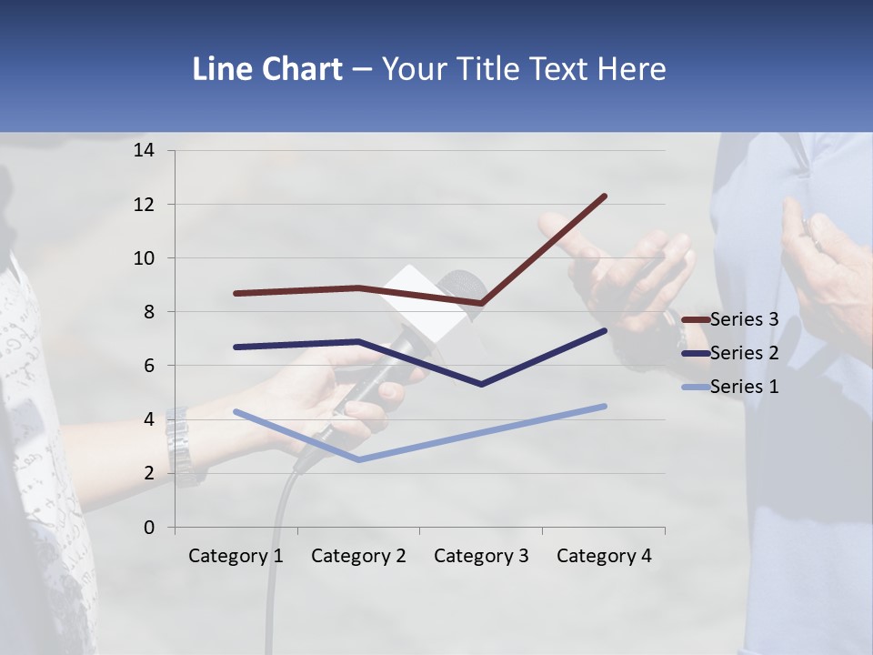 A Person Holding A Microphone With A Microphone In Front Of Them PowerPoint Template