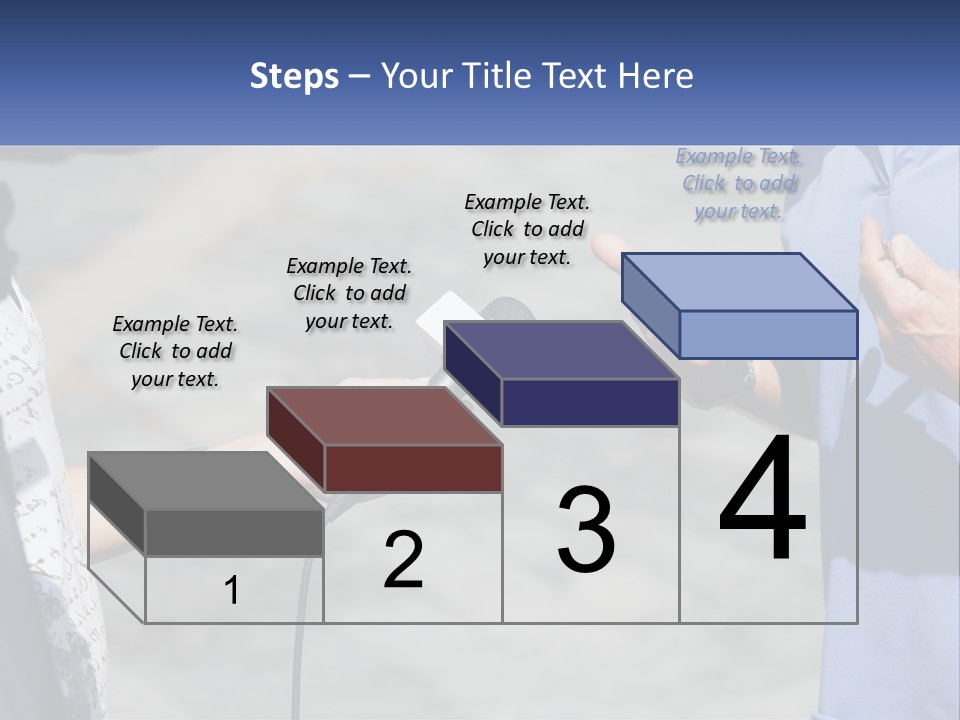 A Person Holding A Microphone With A Microphone In Front Of Them PowerPoint Template