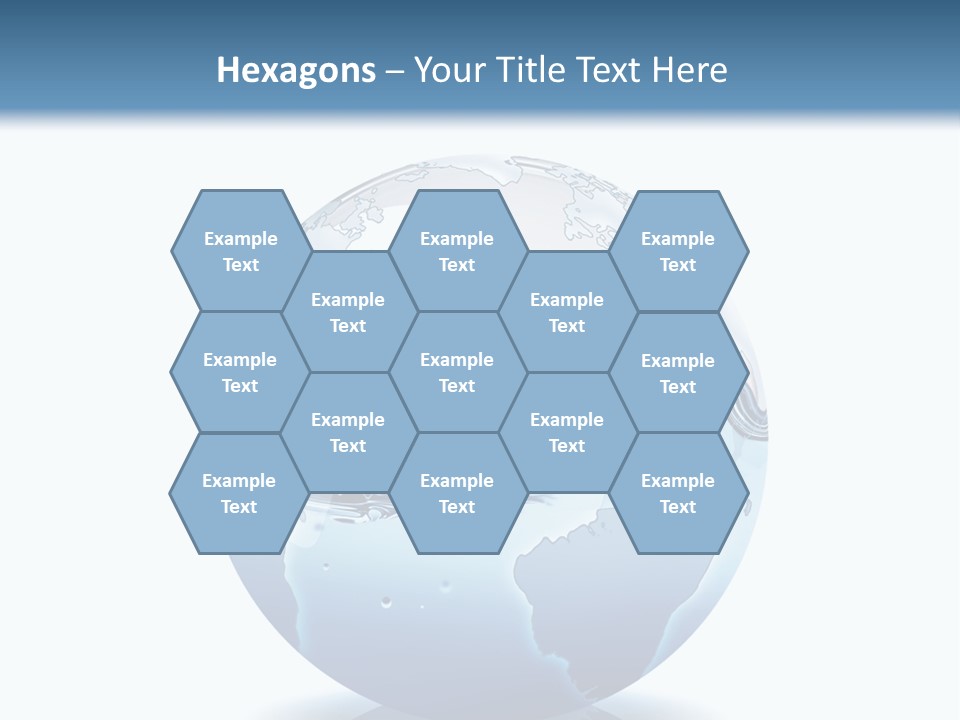 A Water Globe With A Wave Coming Out Of It PowerPoint Template