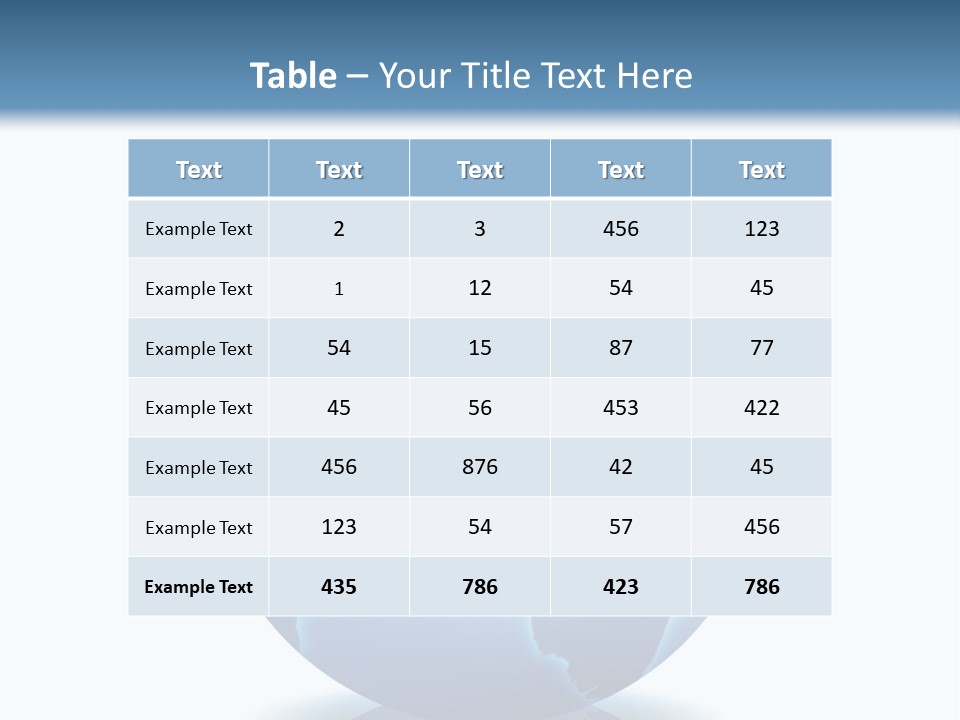 A Water Globe With A Wave Coming Out Of It PowerPoint Template
