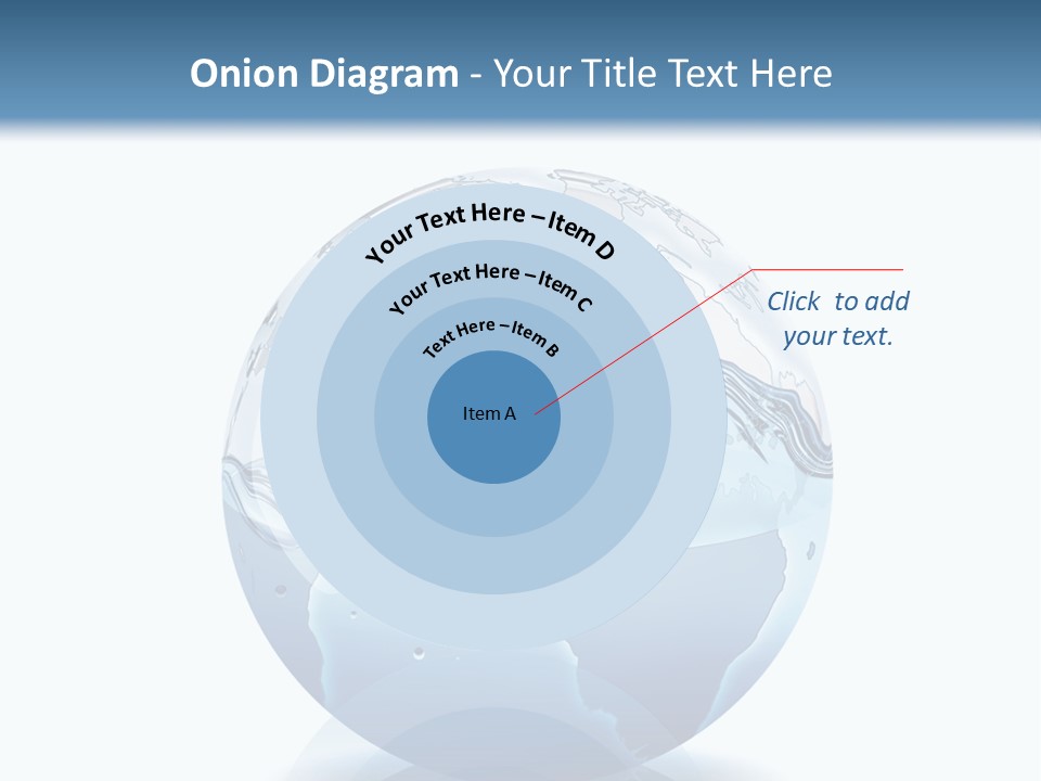 A Water Globe With A Wave Coming Out Of It PowerPoint Template