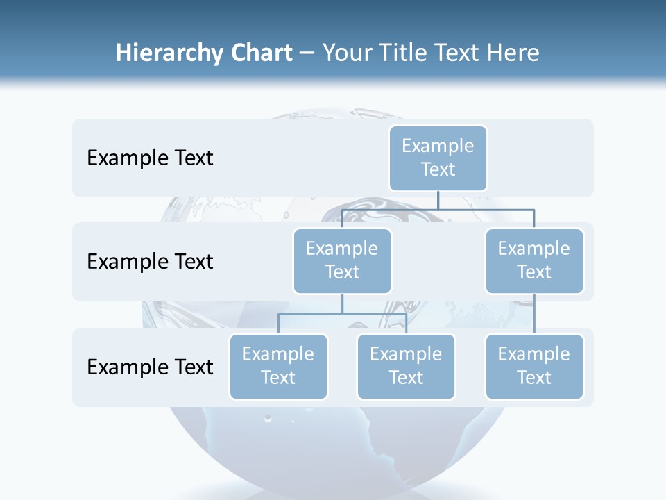 A Water Globe With A Wave Coming Out Of It PowerPoint Template