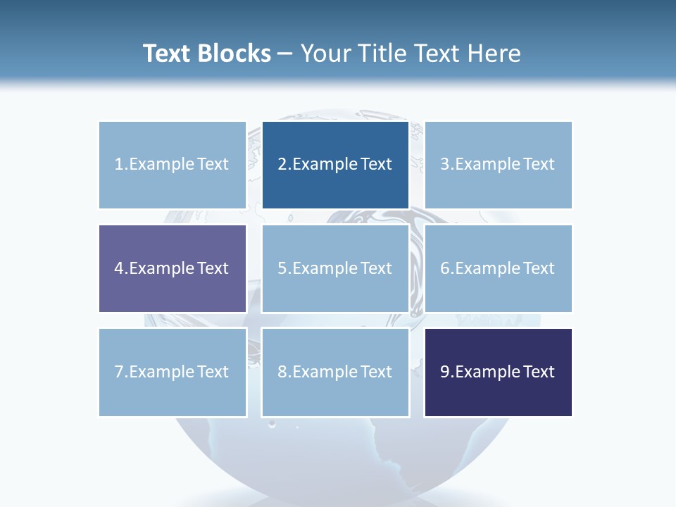 A Water Globe With A Wave Coming Out Of It PowerPoint Template