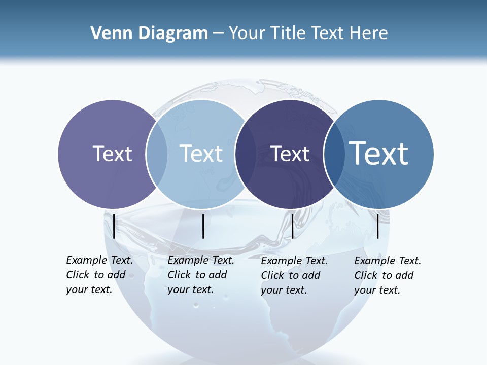 A Water Globe With A Wave Coming Out Of It PowerPoint Template