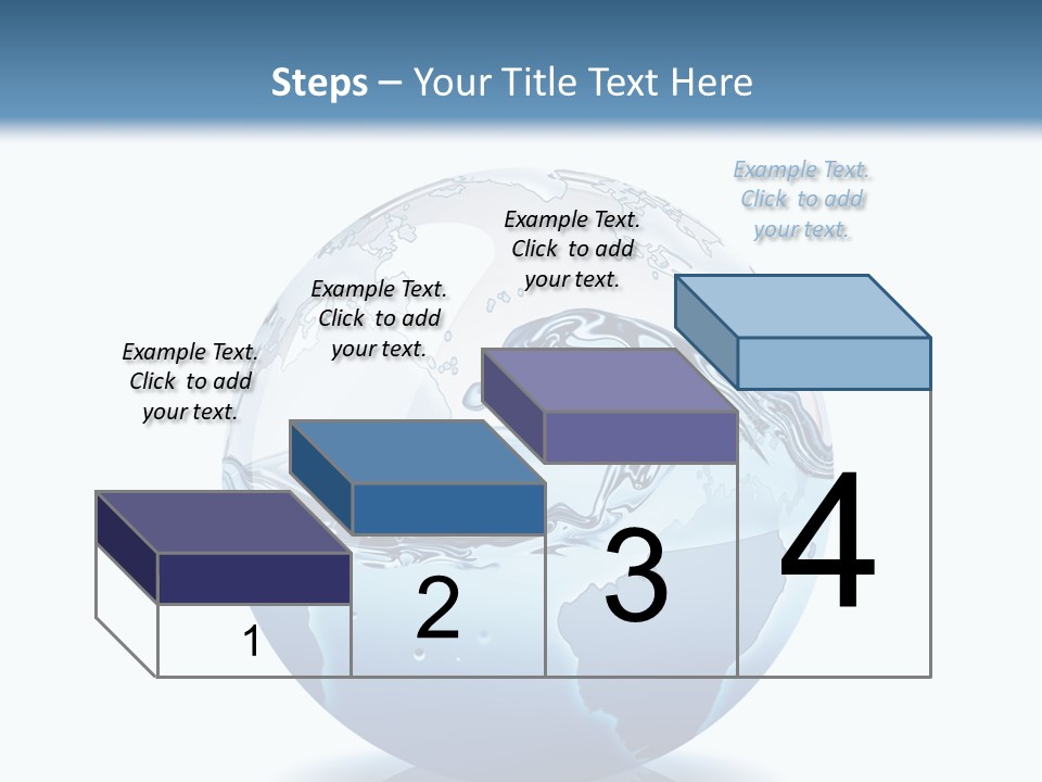 A Water Globe With A Wave Coming Out Of It PowerPoint Template