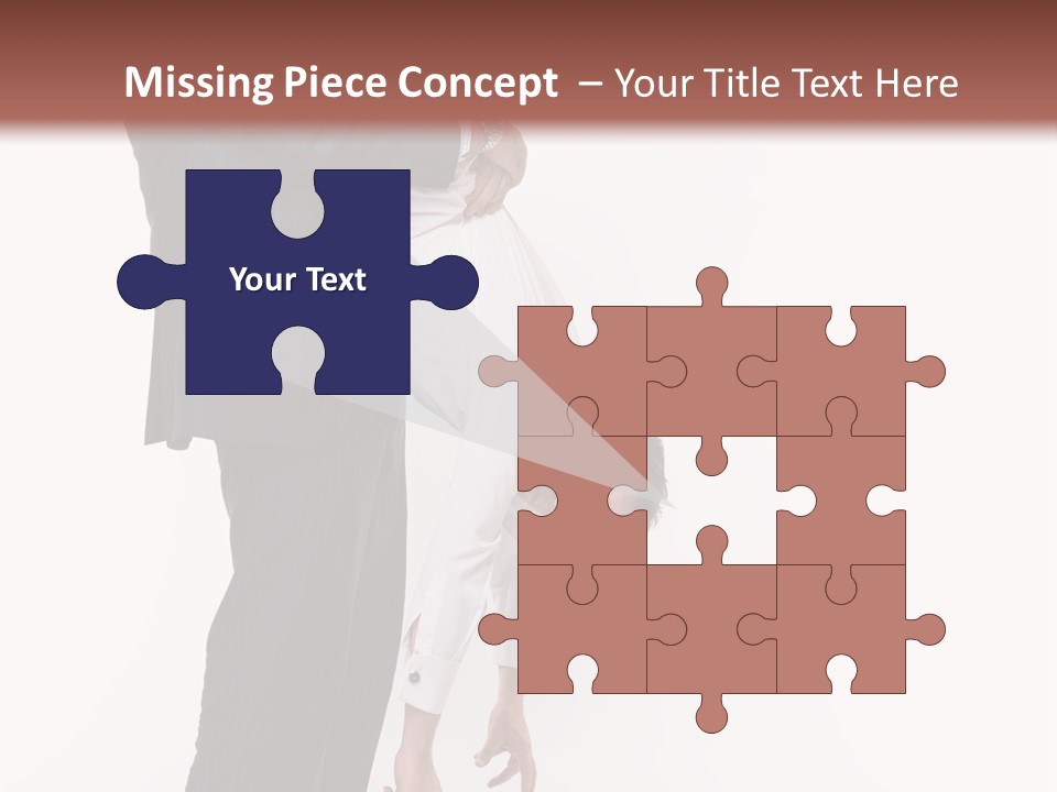 Two Men In Suits Are Doing A Handstand On Each Other PowerPoint Template