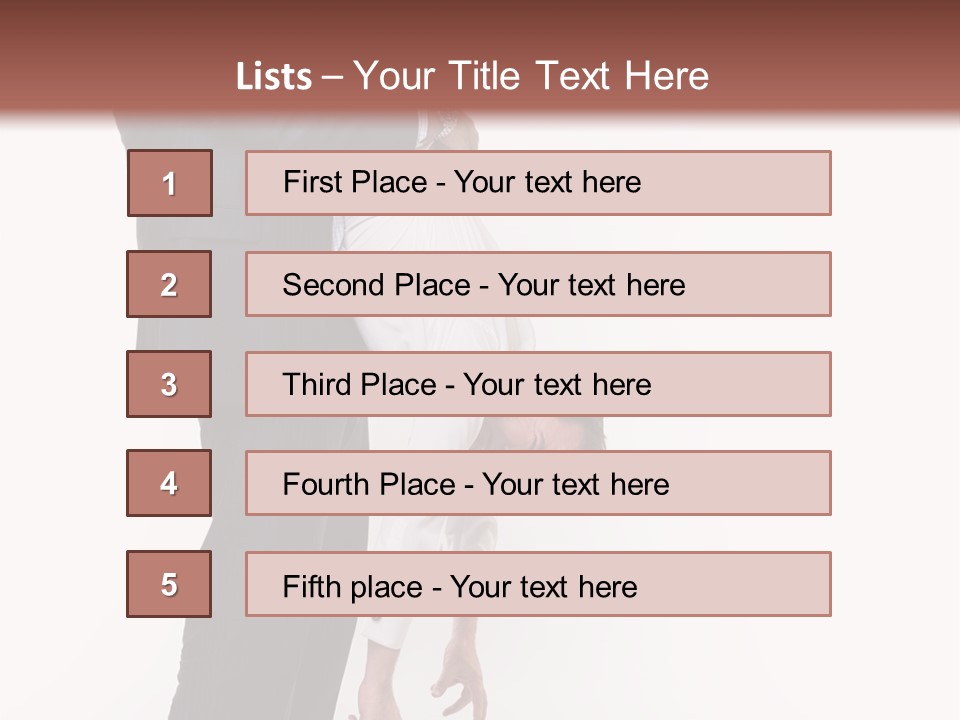 Two Men In Suits Are Doing A Handstand On Each Other PowerPoint Template