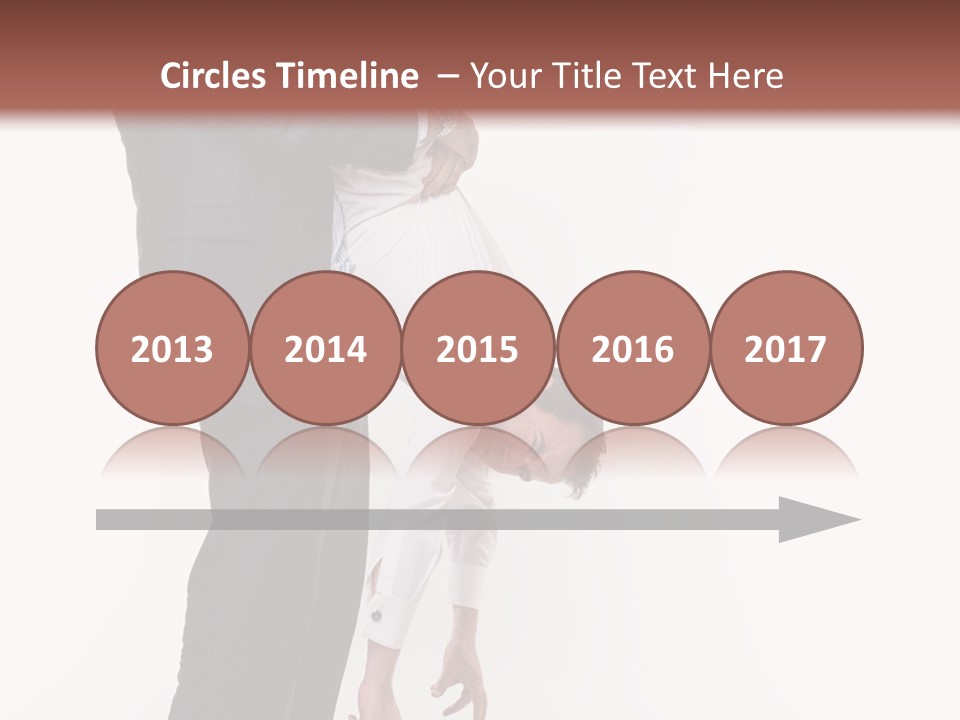 Two Men In Suits Are Doing A Handstand On Each Other PowerPoint Template