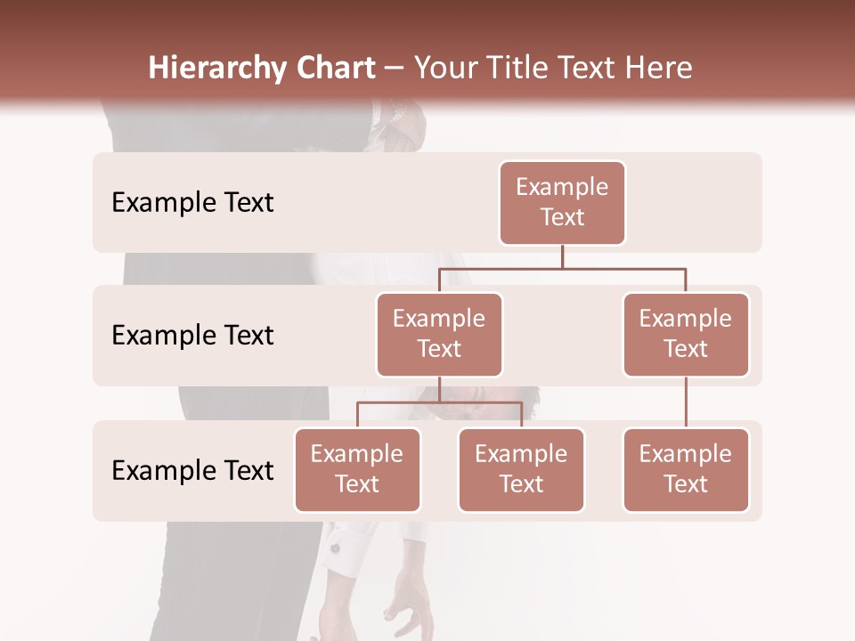 Two Men In Suits Are Doing A Handstand On Each Other PowerPoint Template