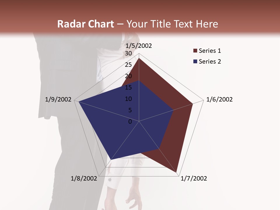 Two Men In Suits Are Doing A Handstand On Each Other PowerPoint Template