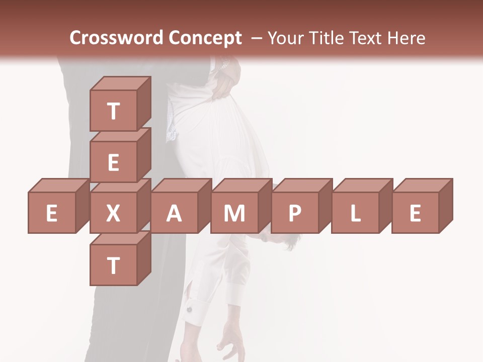 Two Men In Suits Are Doing A Handstand On Each Other PowerPoint Template