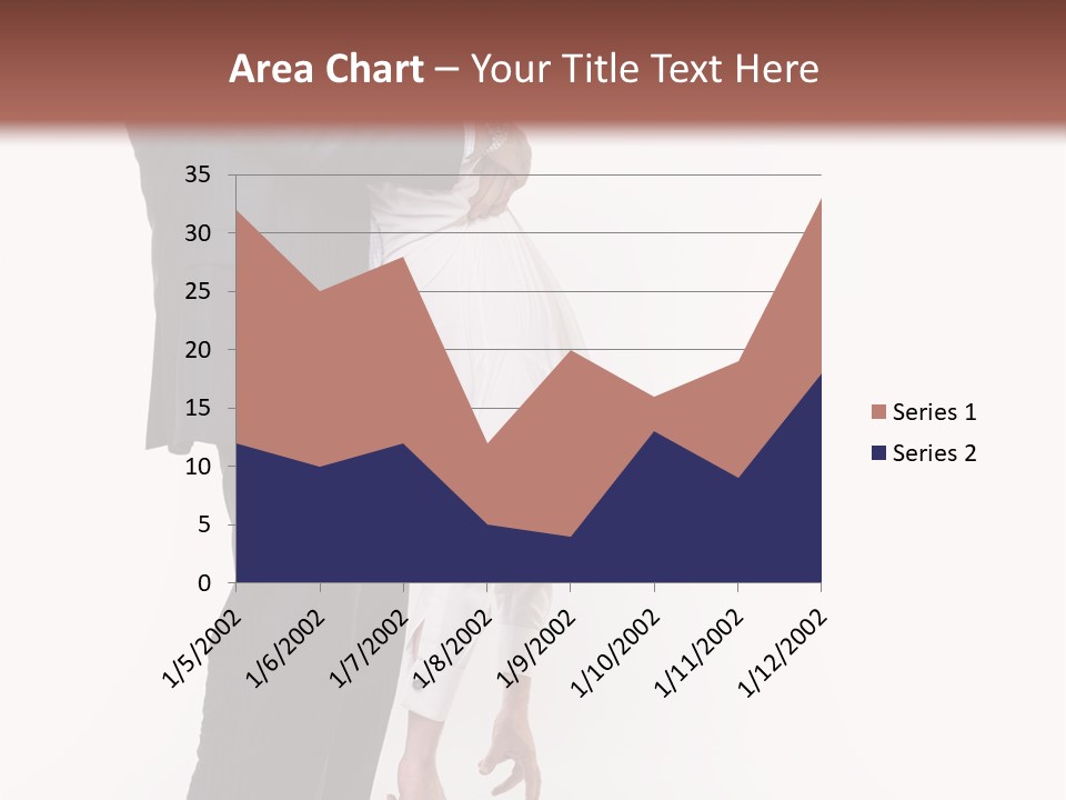 Two Men In Suits Are Doing A Handstand On Each Other PowerPoint Template