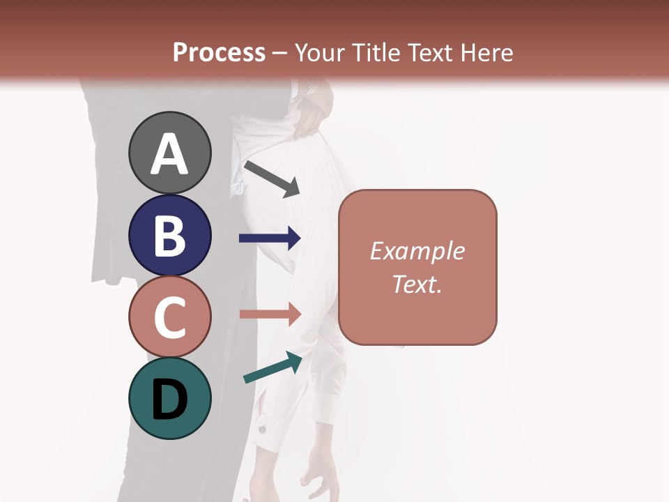 Two Men In Suits Are Doing A Handstand On Each Other PowerPoint Template