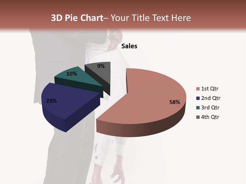 Two Men In Suits Are Doing A Handstand On Each Other PowerPoint Template