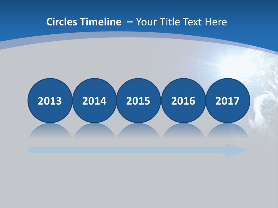 A Blue And Black Background With The Earth In The Background PowerPoint Template