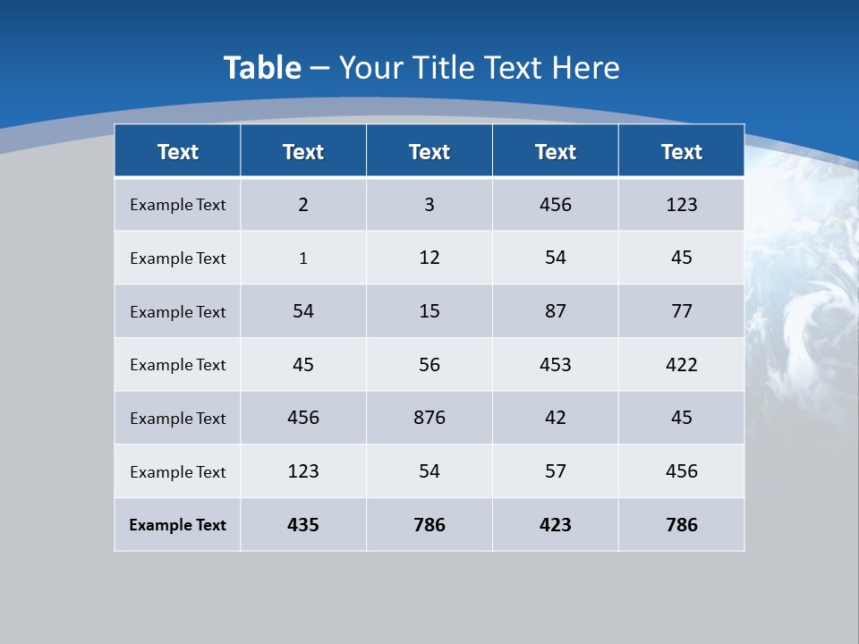 A Blue And Black Background With The Earth In The Background PowerPoint Template