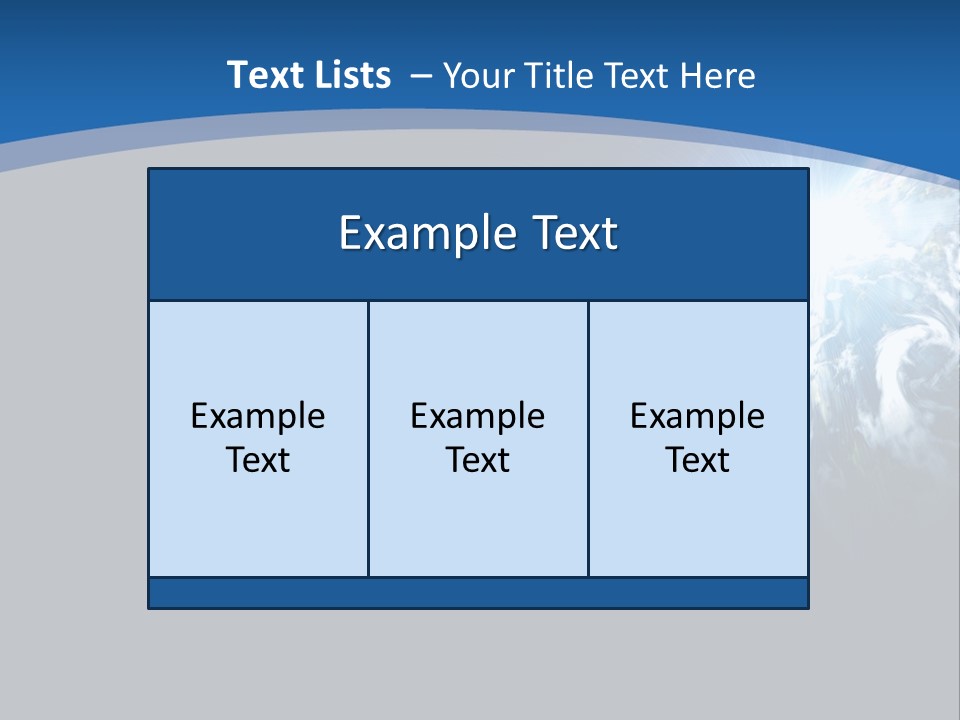 A Blue And Black Background With The Earth In The Background PowerPoint Template