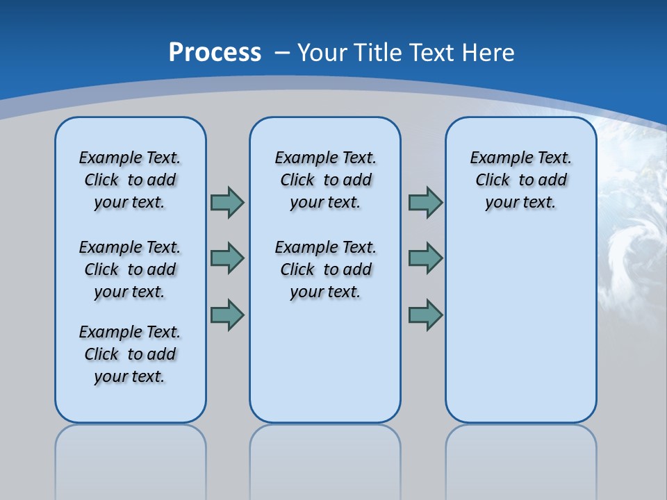 A Blue And Black Background With The Earth In The Background PowerPoint Template