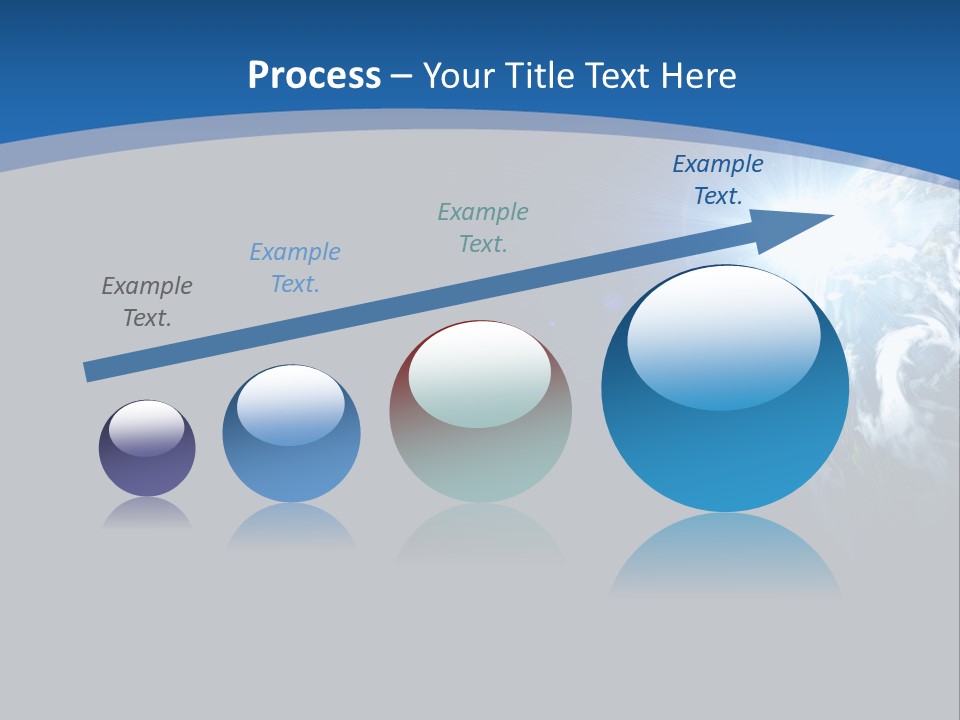 A Blue And Black Background With The Earth In The Background PowerPoint Template