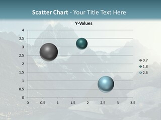 A Mountain Range With A Lake In The Foreground PowerPoint Template