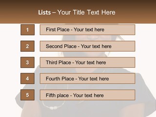 A Woman With A Stethoscope On Her Neck PowerPoint Template