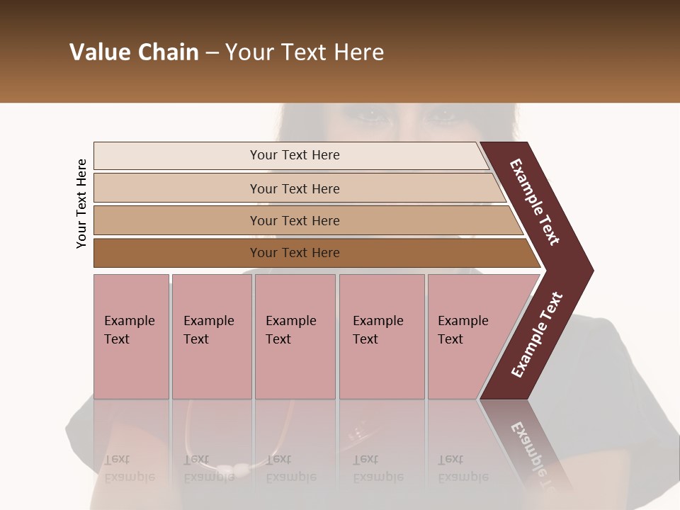 A Woman With A Stethoscope On Her Neck PowerPoint Template