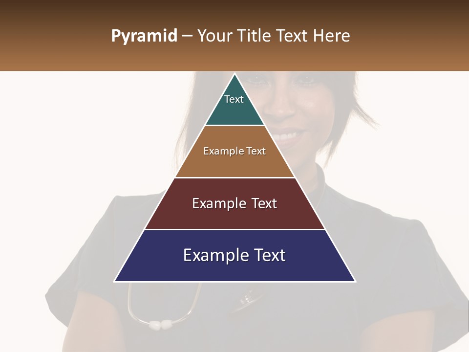 A Woman With A Stethoscope On Her Neck PowerPoint Template
