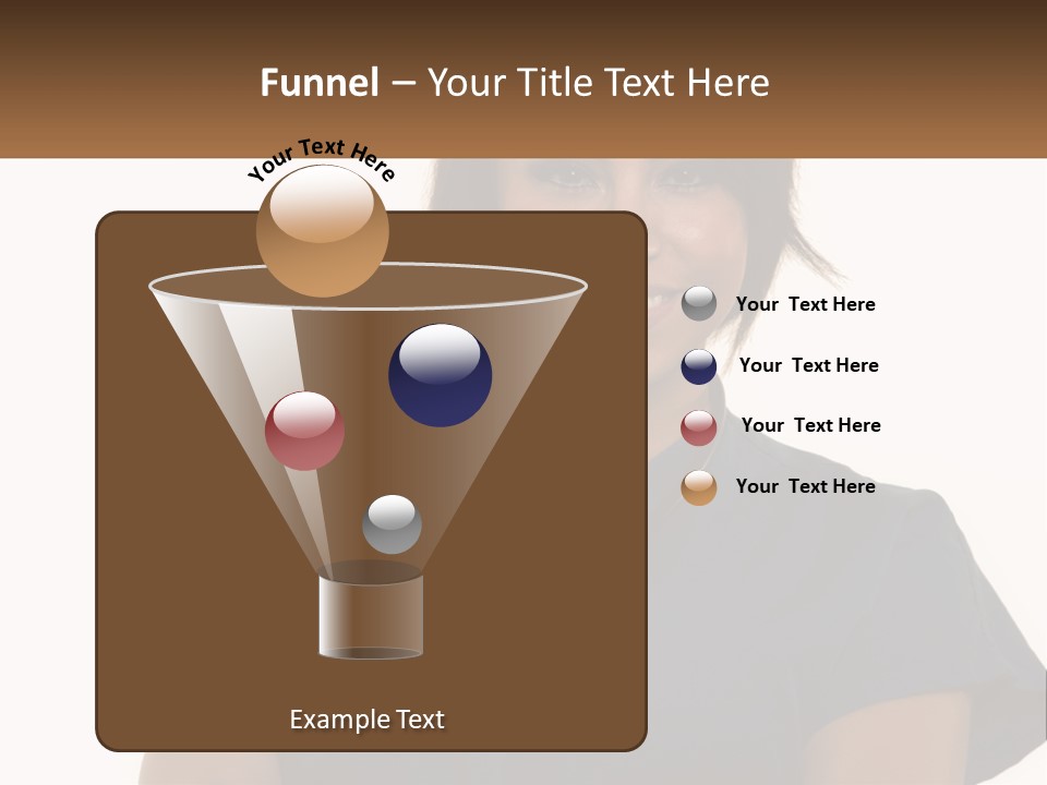 A Woman With A Stethoscope On Her Neck PowerPoint Template