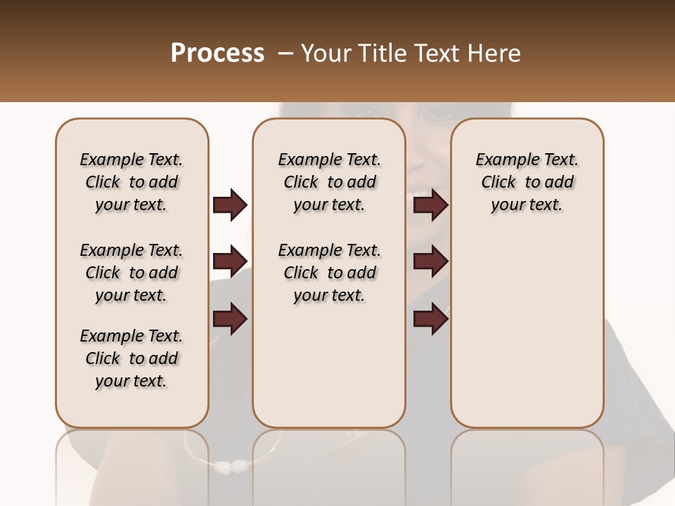 A Woman With A Stethoscope On Her Neck PowerPoint Template