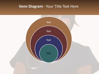 A Woman With A Stethoscope On Her Neck PowerPoint Template