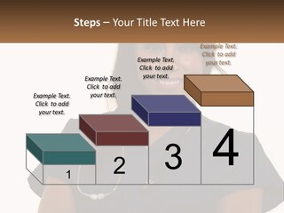 A Woman With A Stethoscope On Her Neck PowerPoint Template