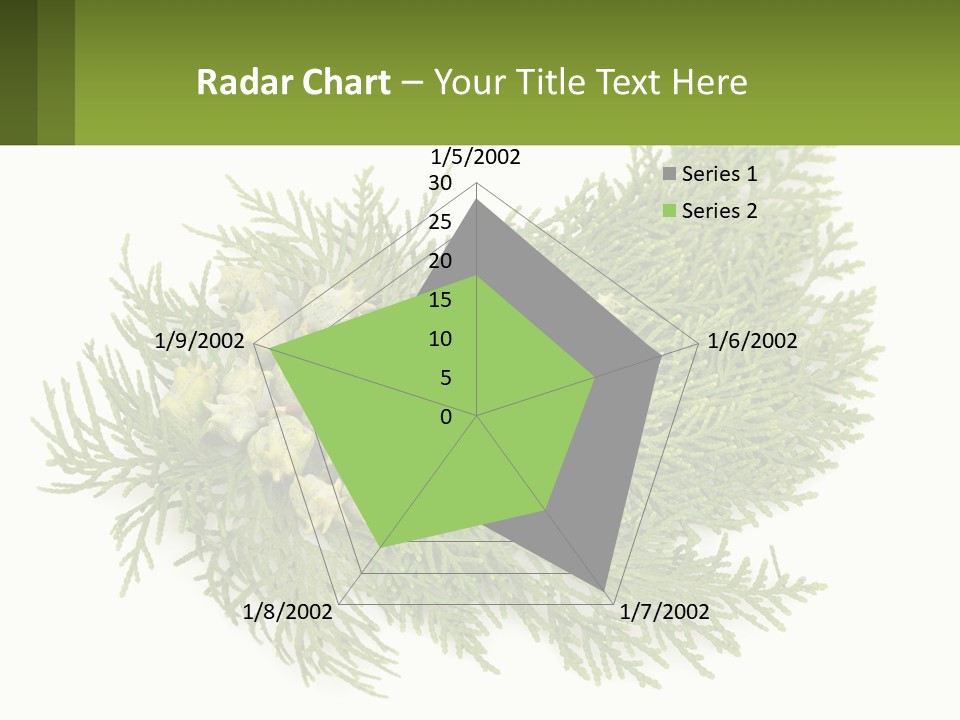 A Bunch Of Green Leaves On A White Background PowerPoint Template