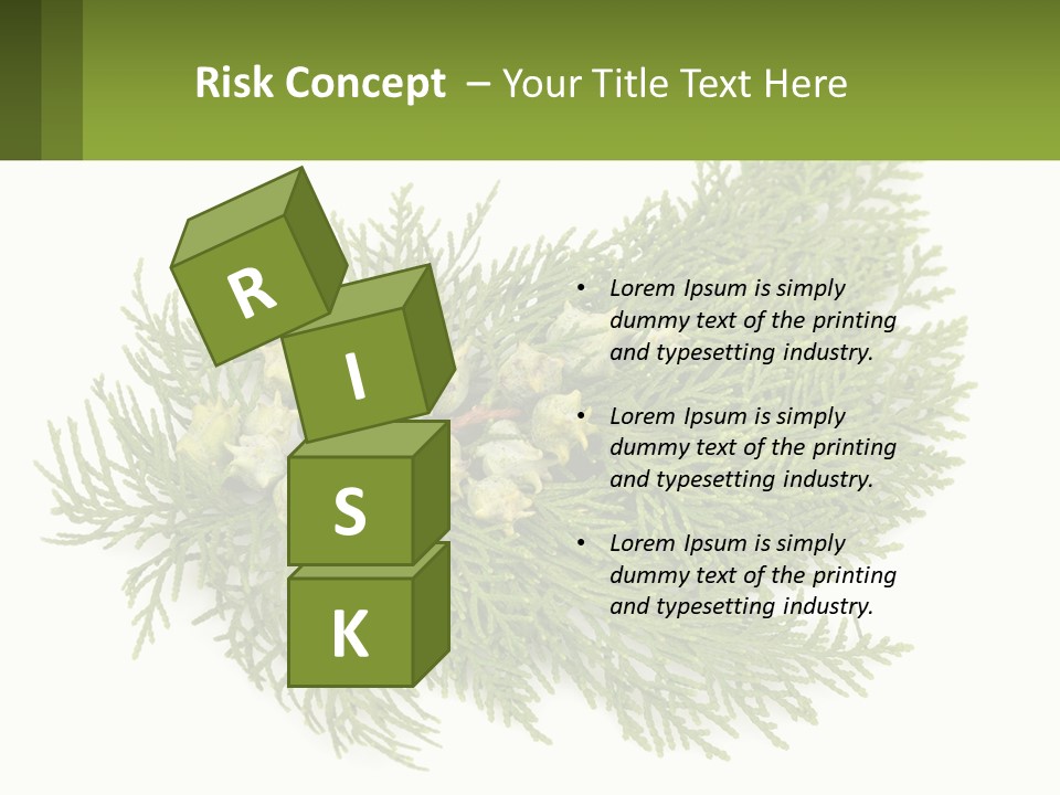 A Bunch Of Green Leaves On A White Background PowerPoint Template