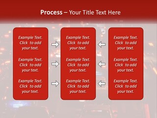 A Busy Highway Filled With Lots Of Traffic PowerPoint Template