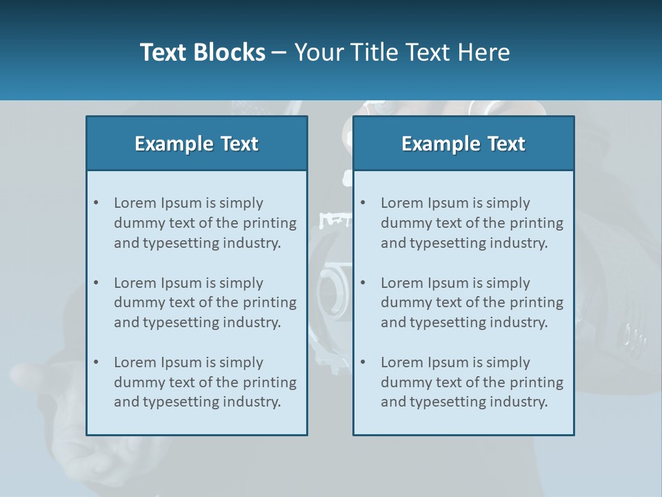 A Man In A Suit Holding A Business Card PowerPoint Template