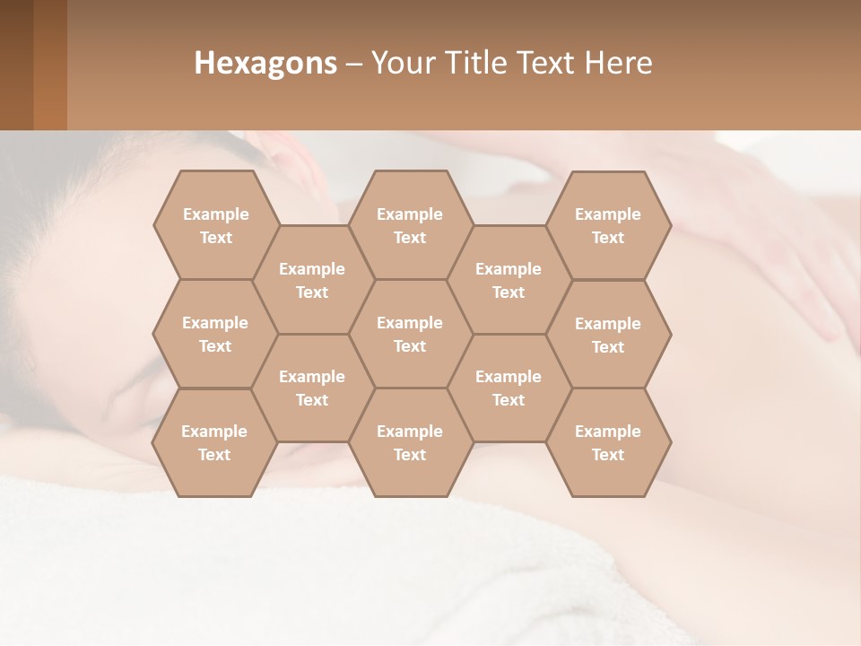 A Woman Getting A Back Massage At A Spa PowerPoint Template