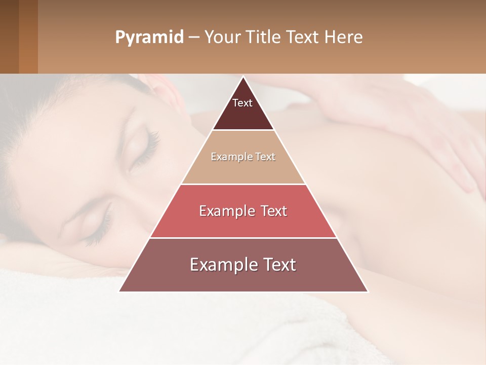 A Woman Getting A Back Massage At A Spa PowerPoint Template