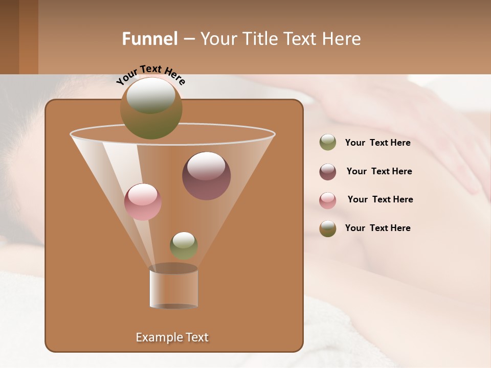 A Woman Getting A Back Massage At A Spa PowerPoint Template