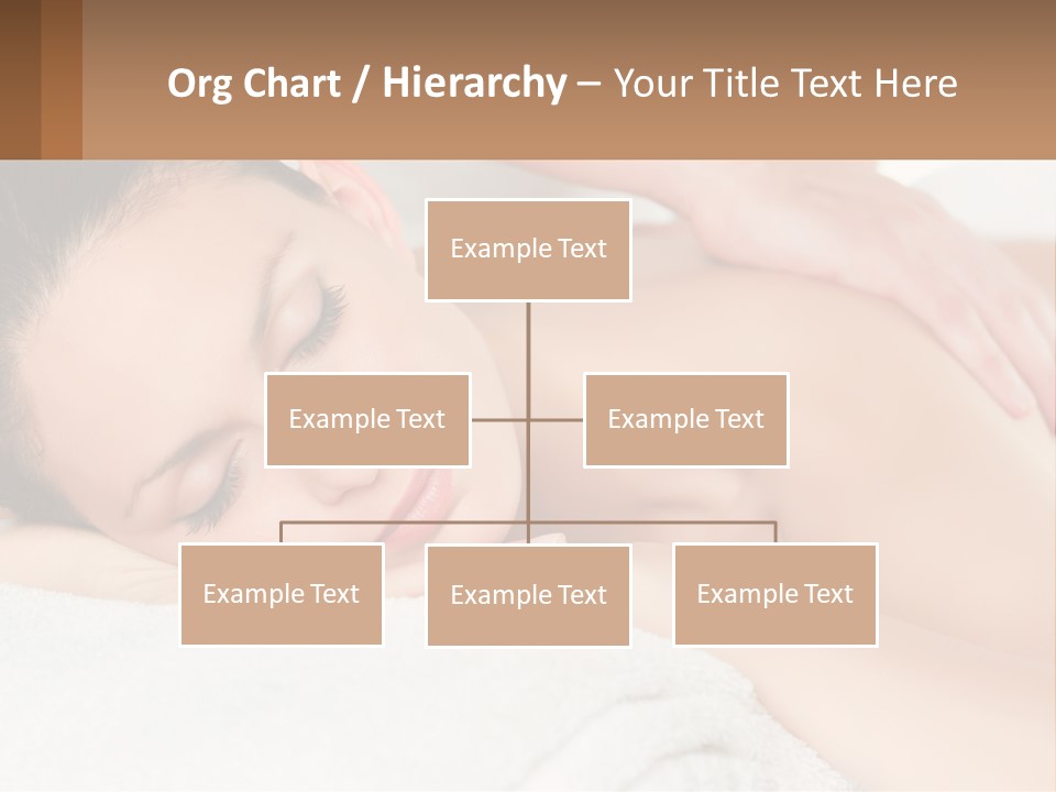 A Woman Getting A Back Massage At A Spa PowerPoint Template