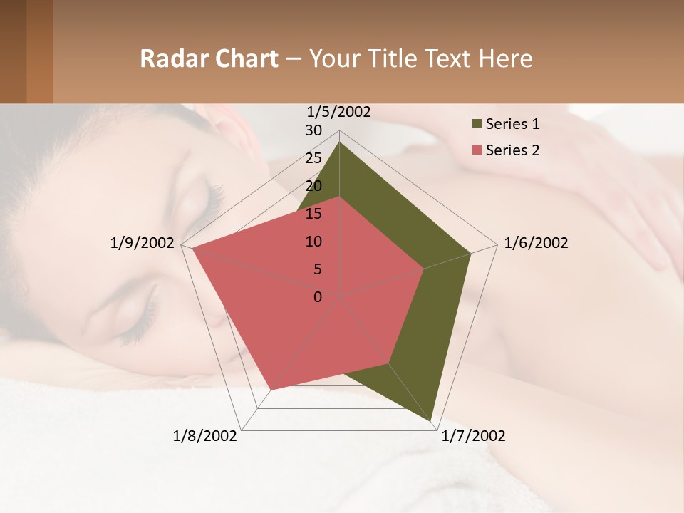 A Woman Getting A Back Massage At A Spa PowerPoint Template