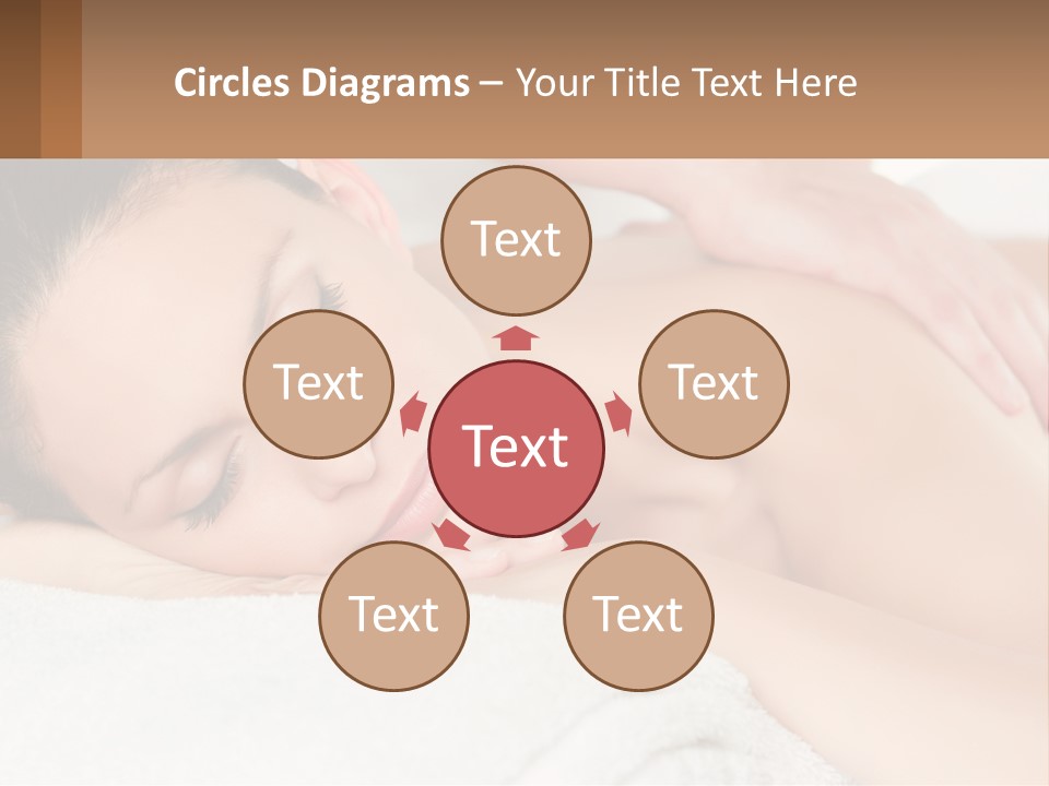 A Woman Getting A Back Massage At A Spa PowerPoint Template