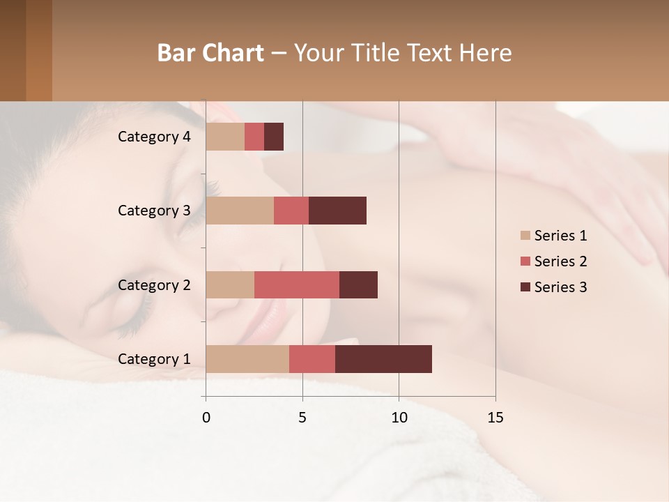 A Woman Getting A Back Massage At A Spa PowerPoint Template