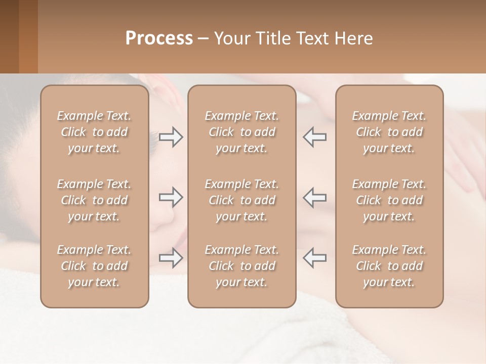A Woman Getting A Back Massage At A Spa PowerPoint Template